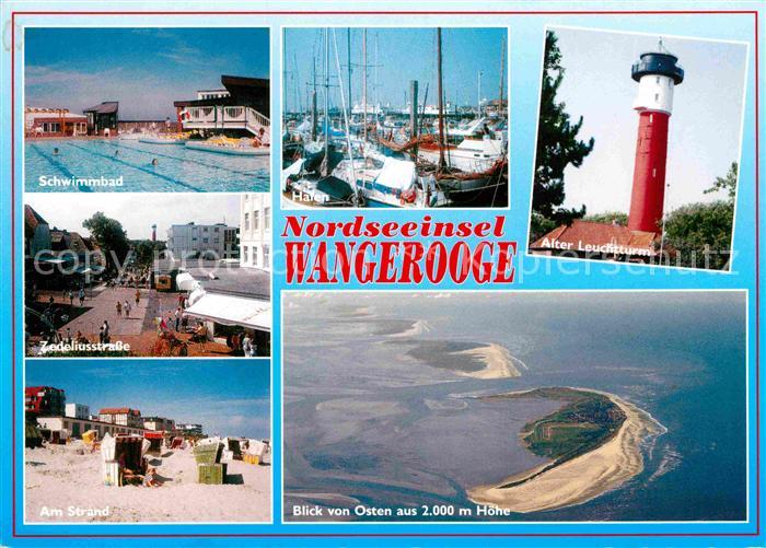 Wangerooge Nordseebad Schwimmbad Zedeliusstrasse Strand Hafen Alter Leuchtturm I