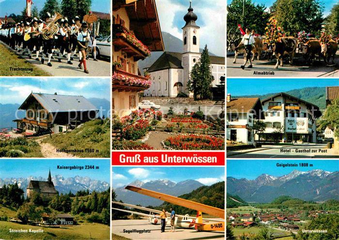 Unterwoessen Trachtenzug Musikkapelle Hochgernhaus Kapelle Segelflugplatz Hotel