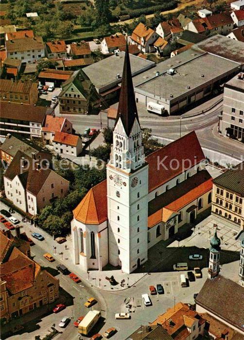 Pfaffenhofen Ilm Stadtpfarrkirche St Johannes Baptist Fliegeraufnahme
