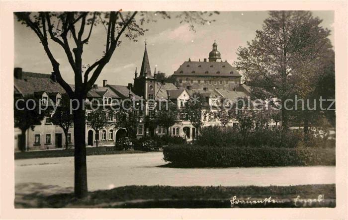 Frauenstein Sachsen Rathaus Schloss Markt