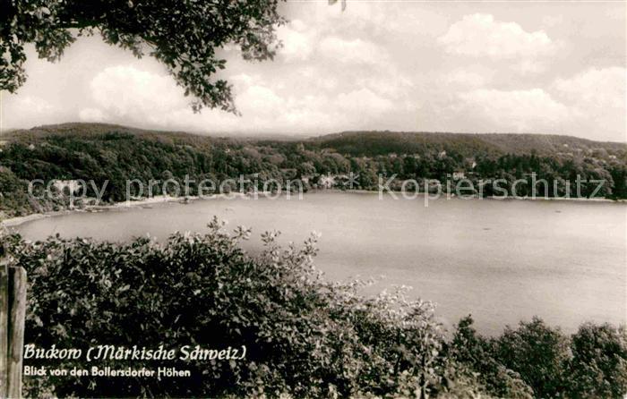 Buckow Maerkische Schweiz Blick von der Bollersdorfer Hoehen