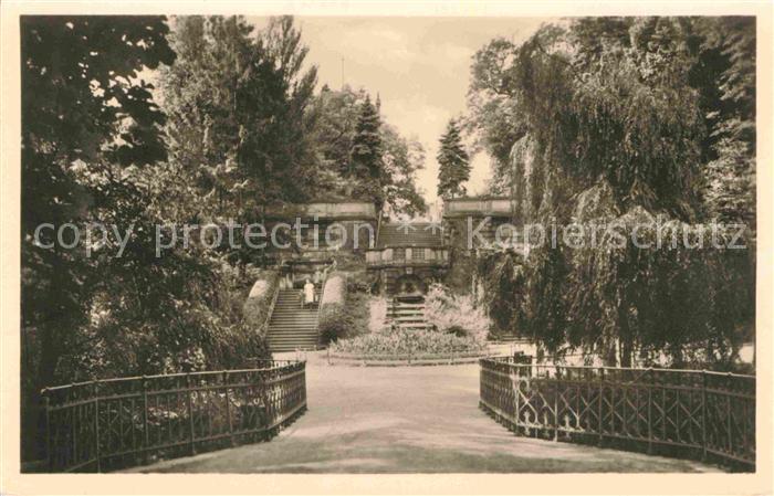 Riesa Sachsen Freitreppe Stadtpark