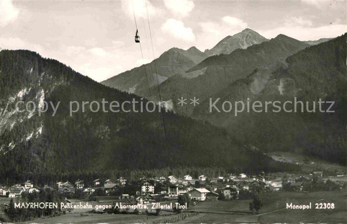Mayrhofen Zillertal Luftseilbahn Ahornspitze