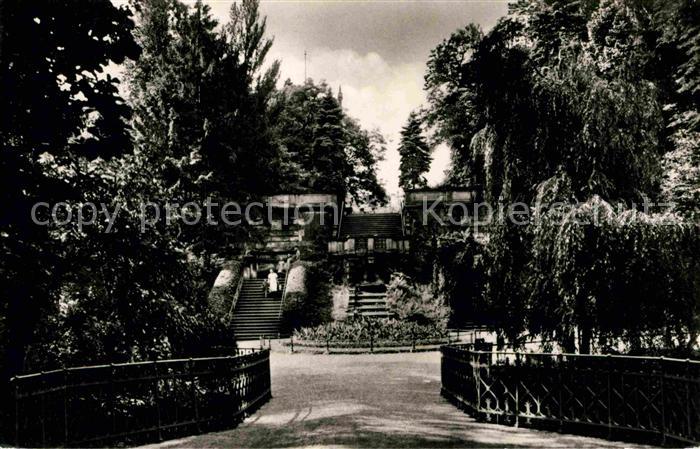 Riesa Sachsen Freitreppe Stadtpark