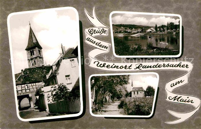 Randersacker Gasthof zum Baeren Tor Kirche