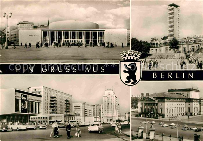 BERLIN CITY Kosmos-Filmtheater Mueggelturm Karl-Marx-Allee