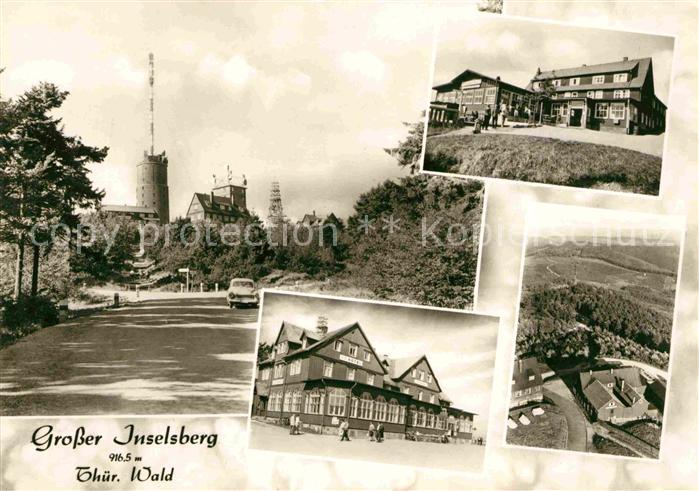 Grosser Inselsberg Fliegeraufnahme Hotel