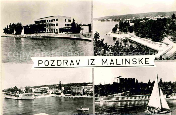 Malinska Haludovo Segelboot Hafen