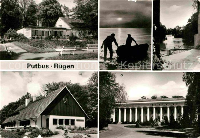 Putbus Ruegen Gaststaette Rosencafe Park HO-Gaststaette Jaegerhuette Haus Goor