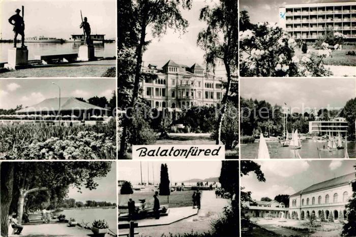 Balatonfuered Segelboot Hafen Promenade