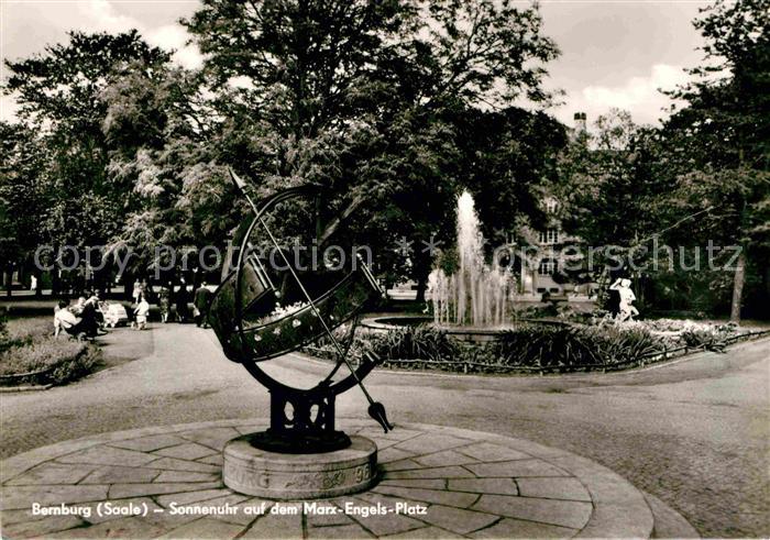 Bernburg Saale Sonnenuhr Marx-Engels-Platz