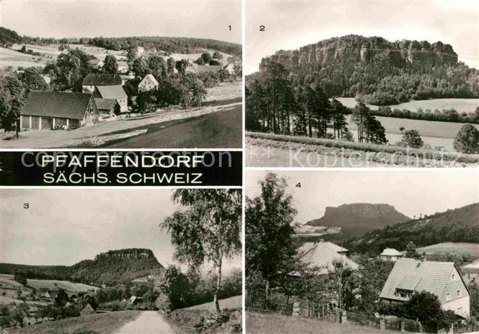 Pfaffendorf Koenigstein Pfaffenstein Koenigstein Lilienstein