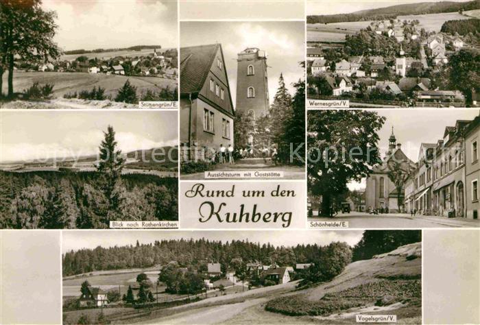 Schoenheide Erzgebirge Vogelsgruen Wernesgruen Stuetzengruen