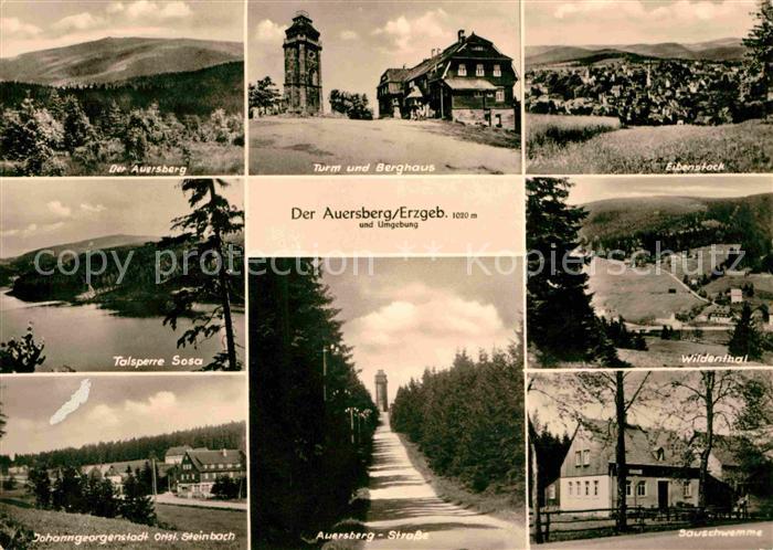 Auersberg Wildenthal Turm Berghaus Wildenthal Eibenstock Johanngeorgenstadt