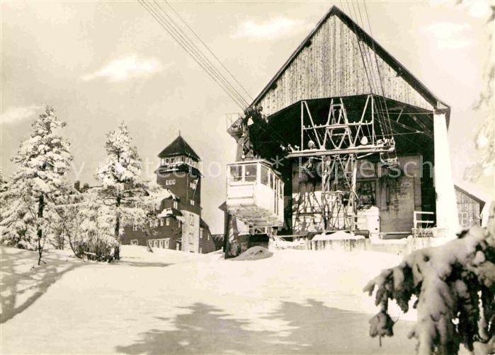 Oberwiesenthal Erzgebirge Bergstation Fichtelberghaus