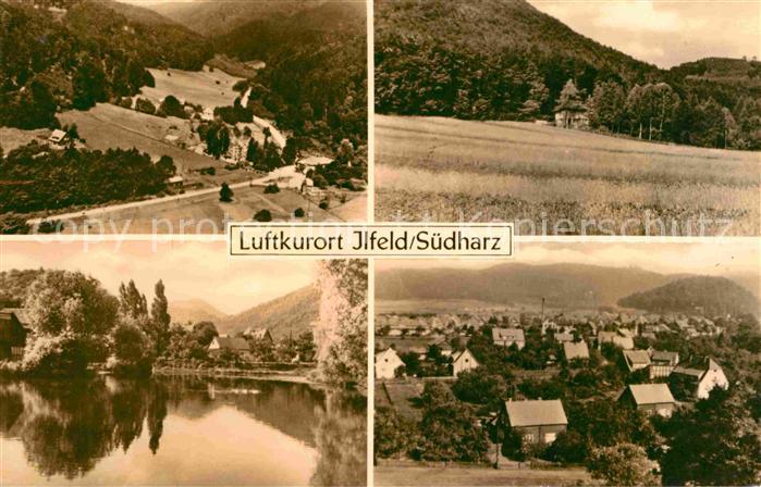 Ilfeld Suedharz Ortsansicht Panoramen