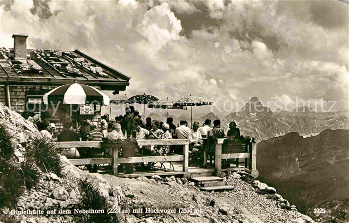 Nebelhorn Gipfelhuette Hochvogel