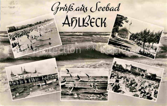 Ahlbeck Ostseebad Strand Konzerthalle Seebruecke