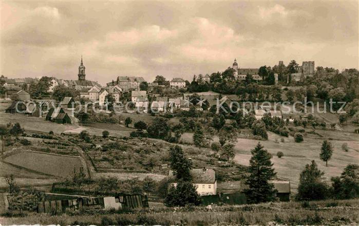 Frauenstein Sachsen Panorama Kirche