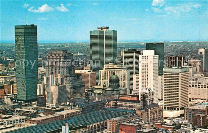 Montreal Quebec Downtown Hochhaeuser