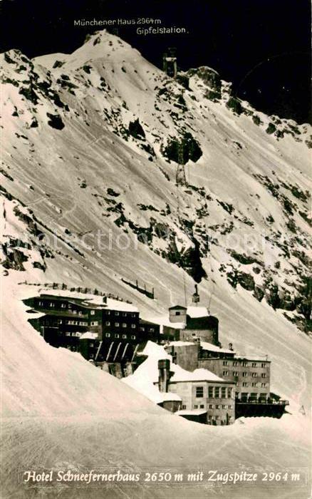 Zugspitze Muenchner Haus Hotel Schneefernerhaus
