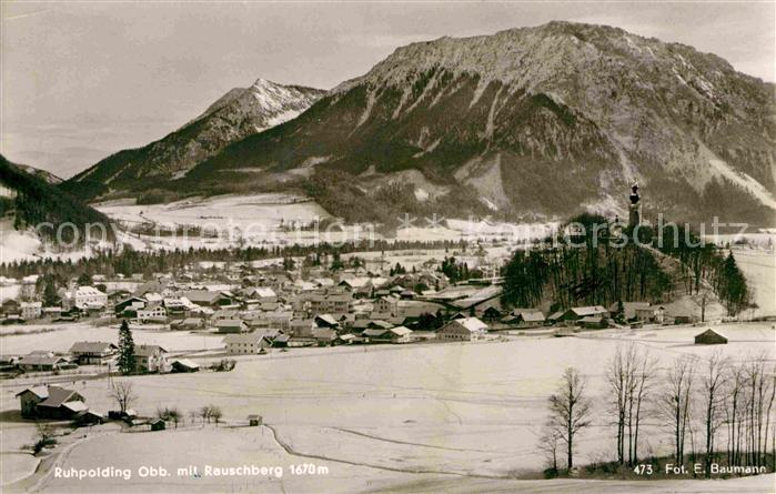 Ruhpolding Bayern Rauschberg Winter