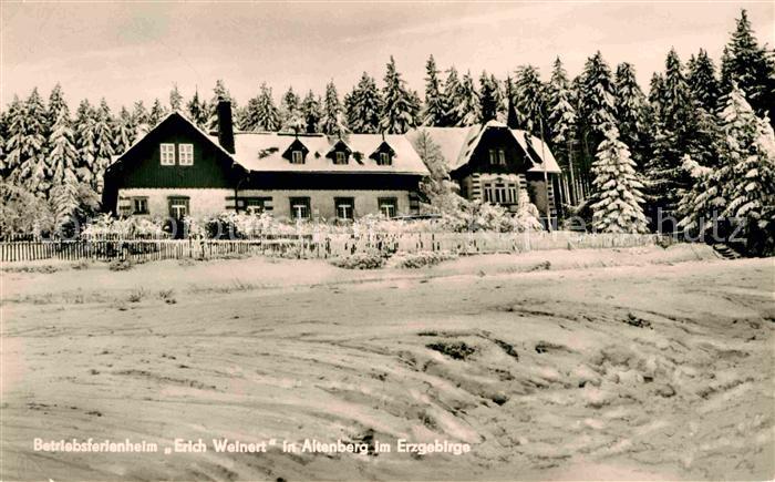 Altenberg Erzgebirge Betriebsferienheim Erich Weinert