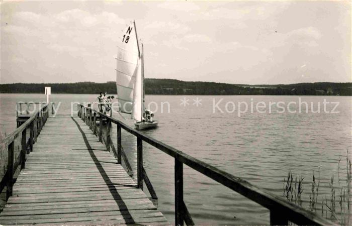 Saarow Bad Scharmuetzelsee Strand