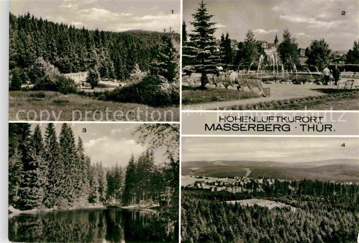 Masserberg Waldschwimmbad Kurpark Teich Werratal