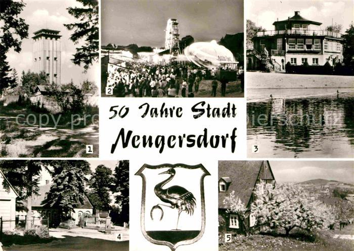 Neugersdorf Sachsen Wasserturm Jacobimarkt Volksbad Pavillon