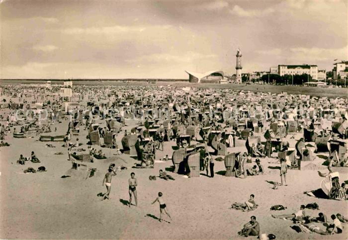 Warnemuende Ostseebad Strans Leuchtturm Teepott