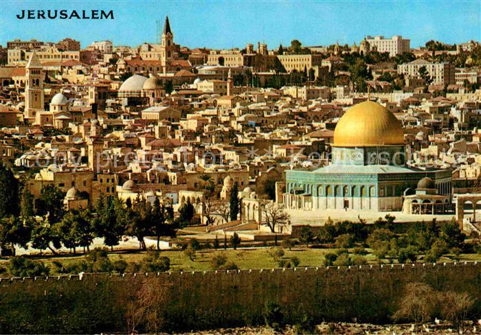 Jerusalem Yerushalayim Felsendom Stadtansicht