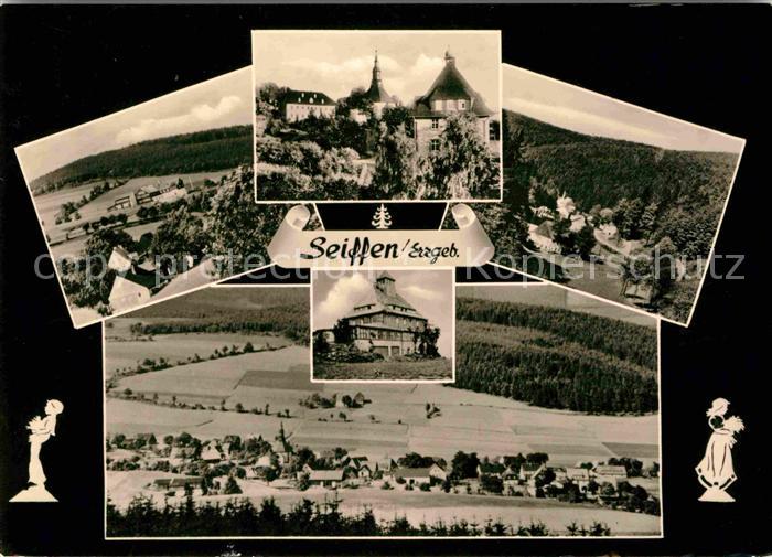 Seiffen Erzgebirge Kirche Panorama