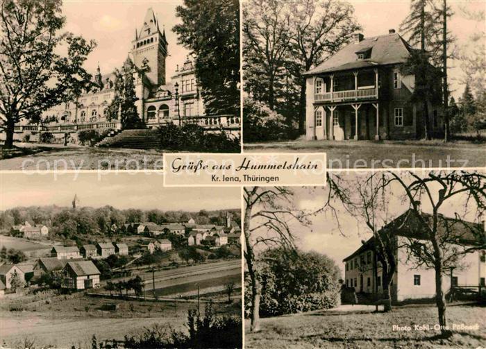 Hummelshain Neues Schloss Panorama Herrschaftshaus