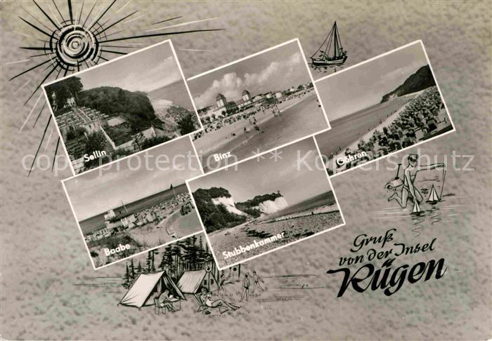 Ruegen Sellin Binz Goehren Baabe Stubbenkammer