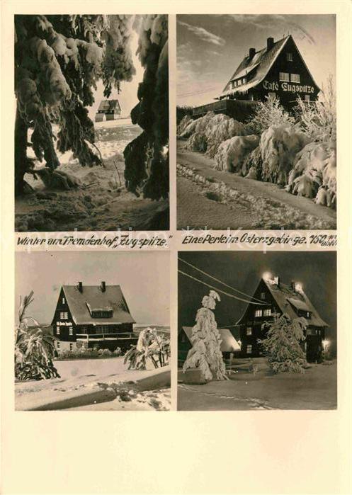 Waldidylle Pension Zugspitze Winter