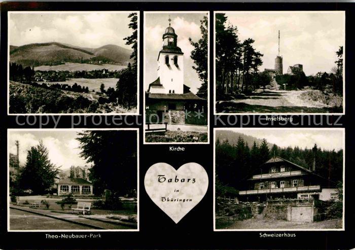 Tabarz Schweizerhaus Inselberg Theo Neubauer Park Kirche