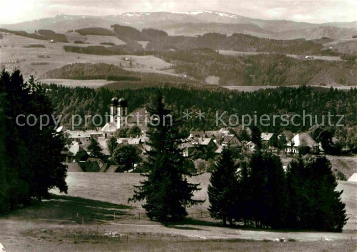 St Maergen Kirche Ortsansich Feldberg