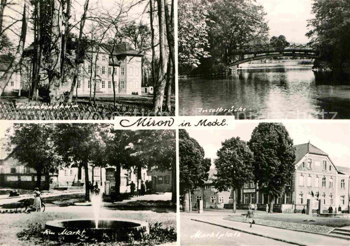 Mecklenburg Miron Inselbruecke Feierabendheim Markt Marktplatz