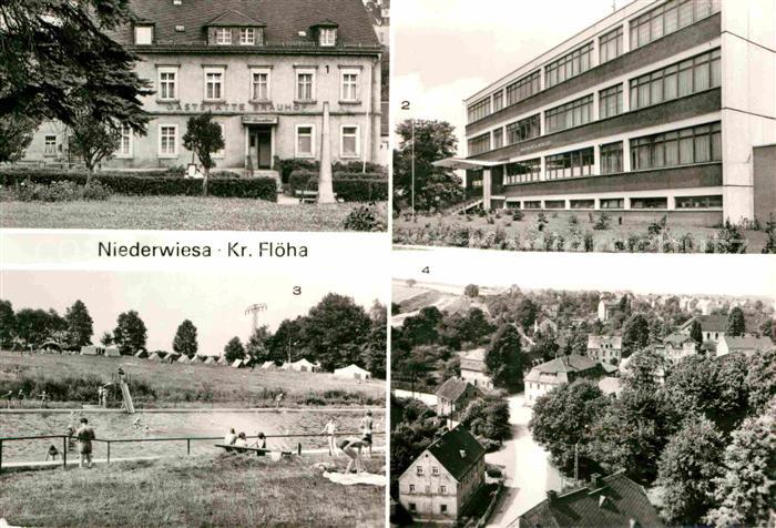 Niederwiesa HO Gaststaette Brauhof Wilhelm Pieck Oberschule Campingplatz