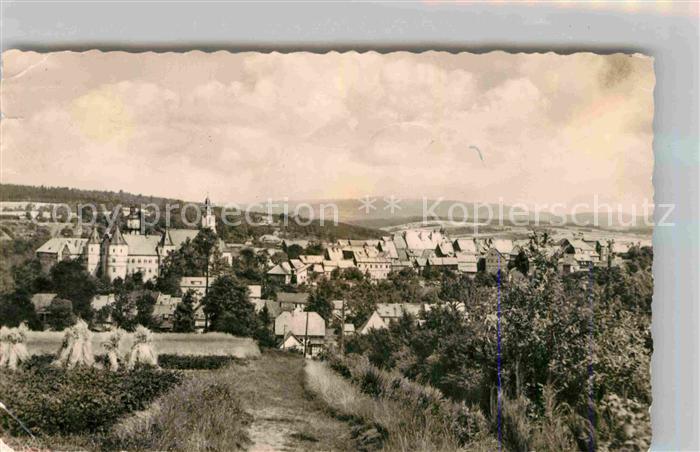 Schleusingen Blick vom Weissenberg