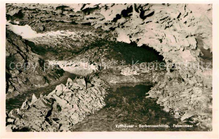 Hoehlen Caves Grottes Kyffhäuser Barbarossahöhle Felsenmeer