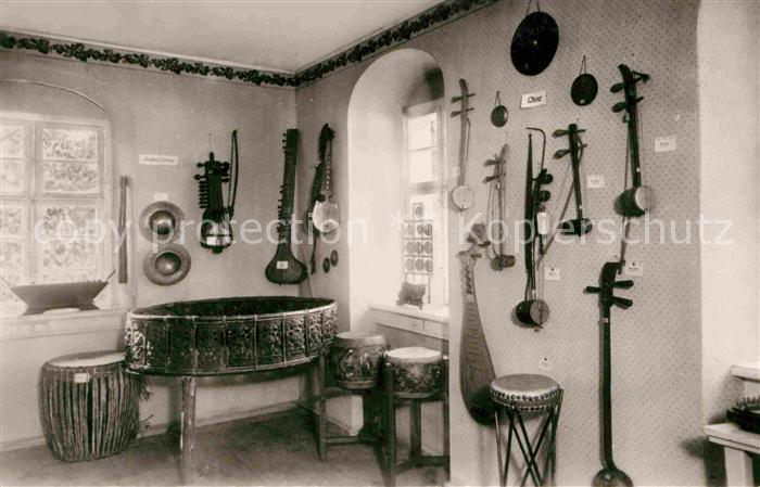 Musikinstrument Chinesische und Indische Musikinstrumente Markneukirchen Museum