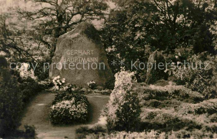 Tod Grab Gerhart Hauptmann Kloster Hiddensee