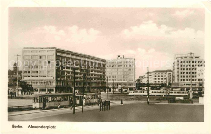 Strassenbahn Berlin Alexanderplatz
