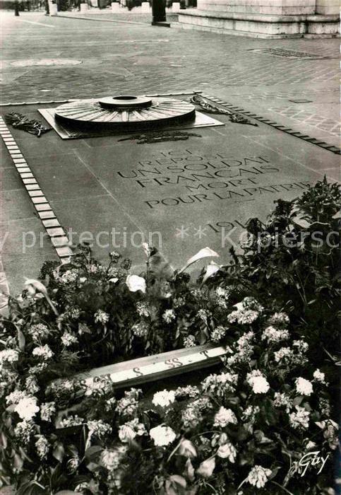Paris Arc-de-Triomphe de l'Etoile Tombeau du Soldat Inconnu