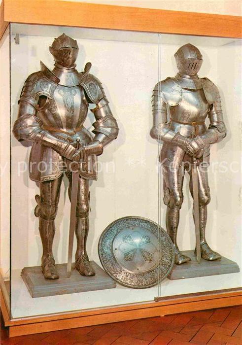 Rittertum Mittelalter Schloss Biedenkopf Schlossmuseum Prunkharnische