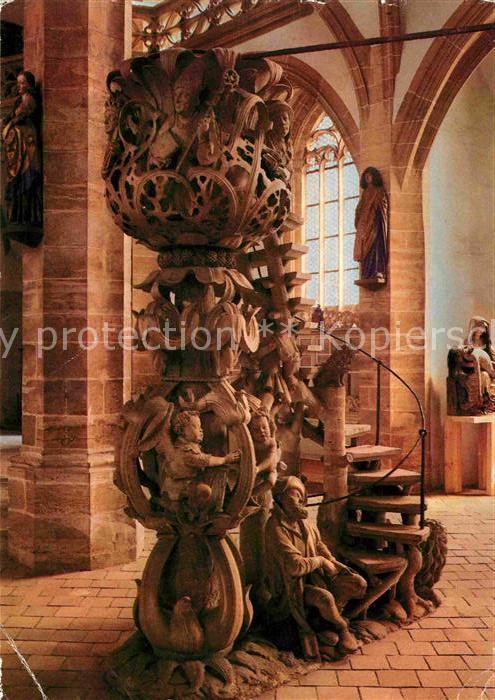 Freiberg Sachsen Dom Tulpenkanzel