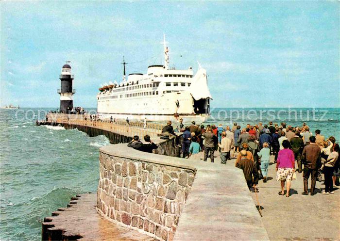 Faehre Ferry Bac Traghetto-- Warnemuende Mole