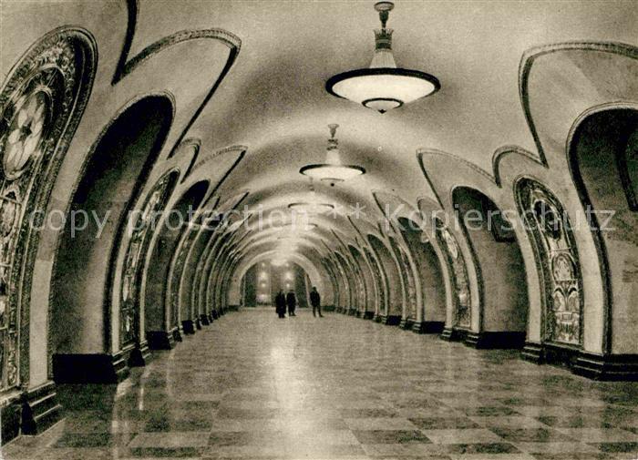 U-Bahn Subway Underground Metro Moskau Metro Nowoslobodskaya